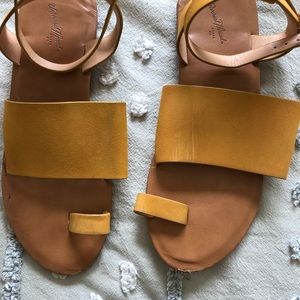 Yellow Target Sandals
